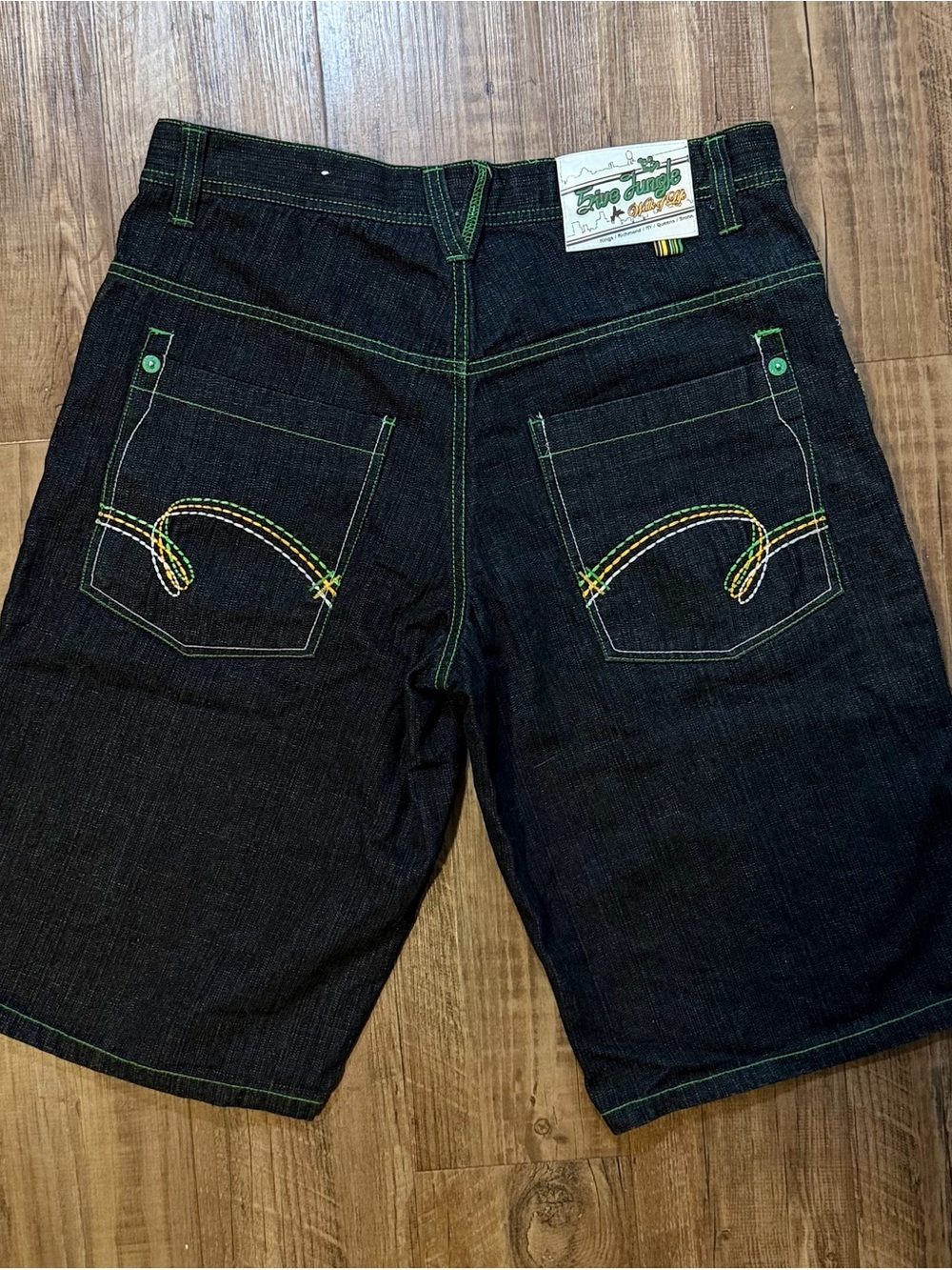 Vintage Y2k 5ive jungle baggy denim shorts